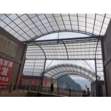 大跨度鋼架，網(wǎng)架采光頂棚用輕型防火阻燃陽光板耐力板聚碳酸酯板